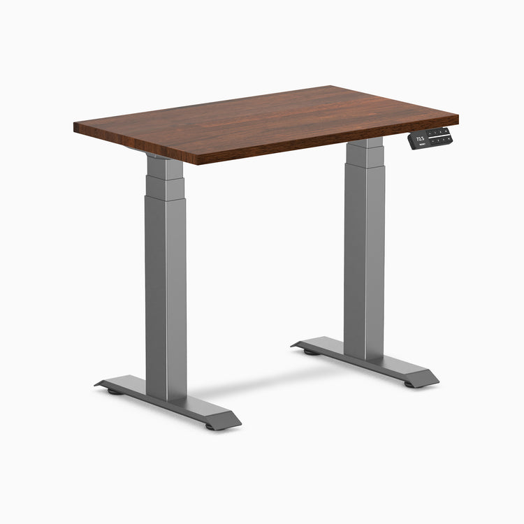 Desky Dual Mini Rubberwood Sit Stand Desk