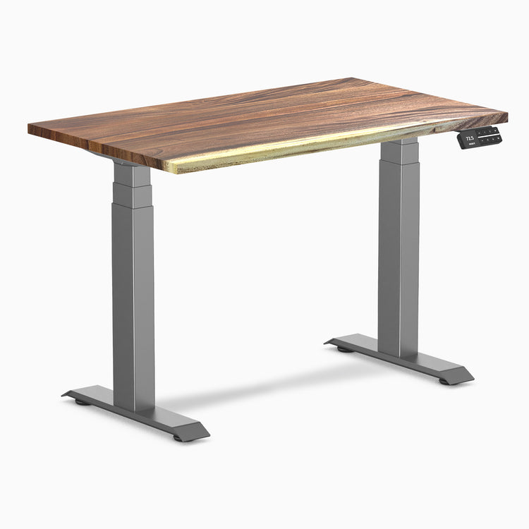 Desky Dual Mini Hardwood Sit Stand Desk