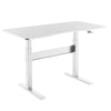 white stand up sit down desk
