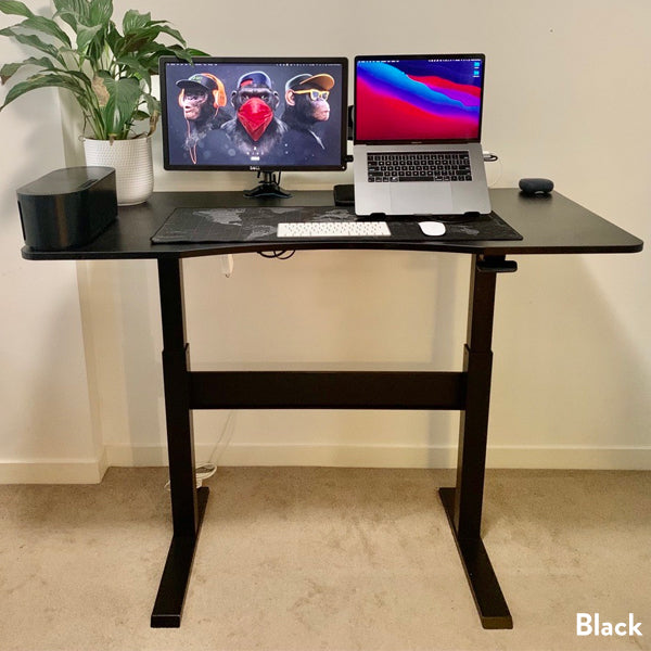 Desky Air Lift Zero Sit Stand Desk black - Desky