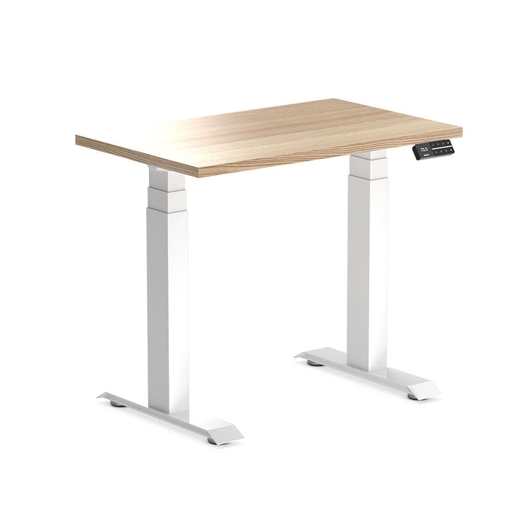 Desky Dual Mini Hardwood Sit Stand Desk