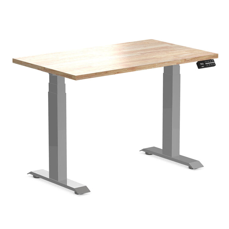 Desky Dual Mini Rubberwood Sit Stand Desk