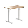 Desky Dual Mini Rubberwood Sit Stand Desk Natural-Desky®