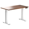 Desky Dual Mini Rubberwood Sit Stand Desk Walnut-Desky®