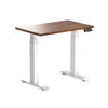 Desky Dual Mini Rubberwood Sit Stand Desk Walnut-Desky®