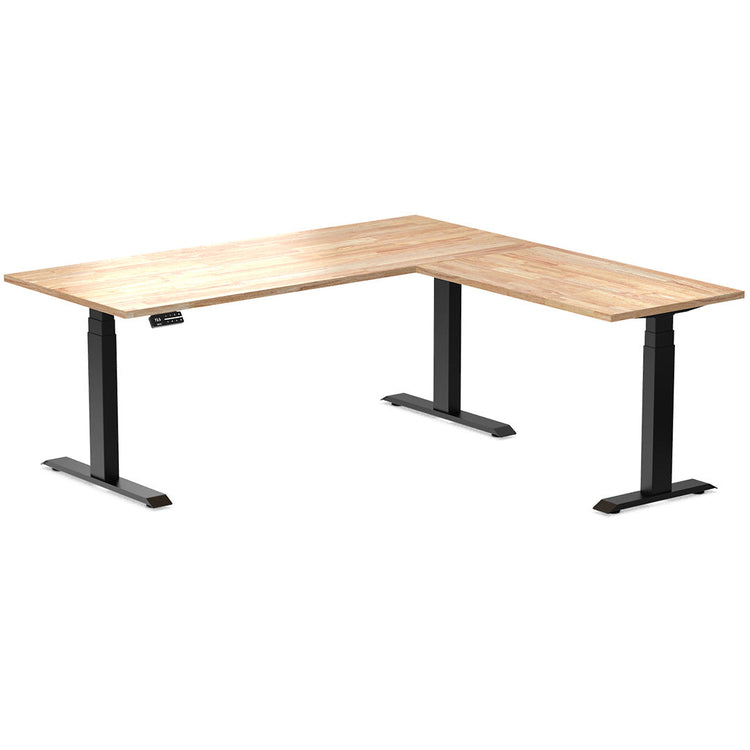 rubberwood l-shape desk