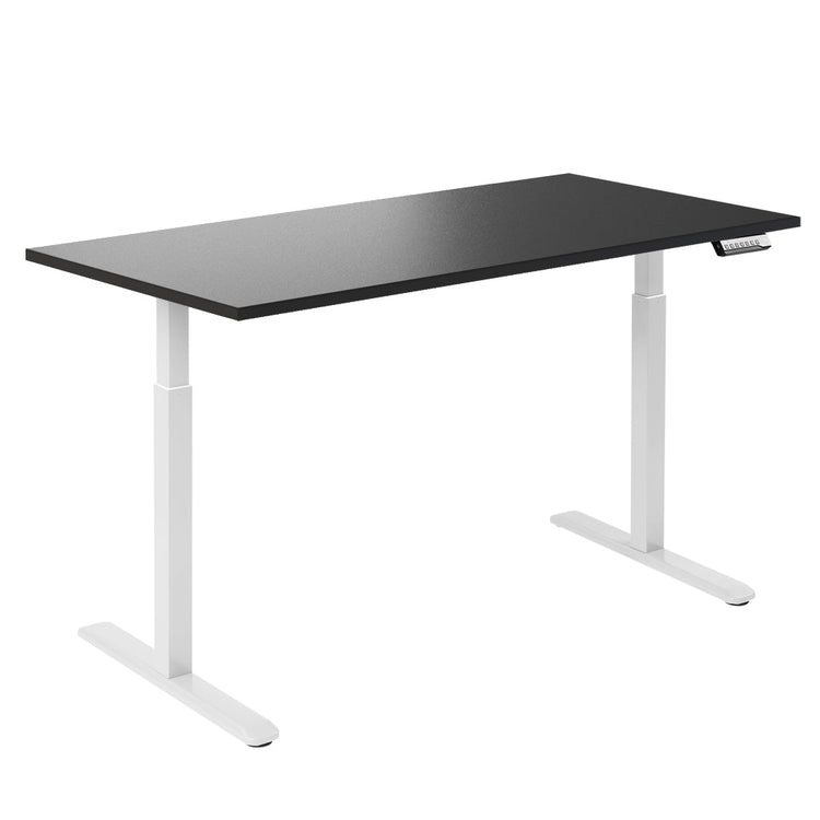 Desky Single Sit Stand Gaming Desk Black 1800x750mm - Desky