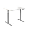 Desky Single Sit Stand Desk White 1200x750mm - Desky