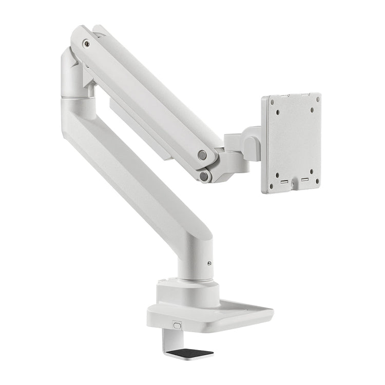 adjustable monitor arm white