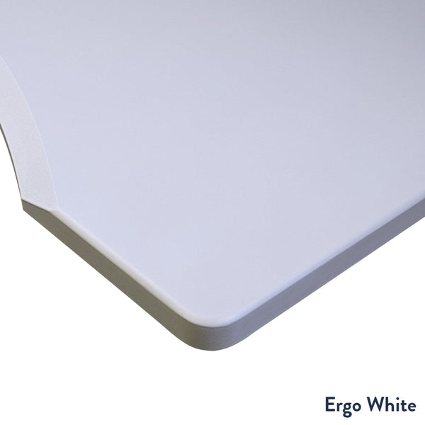 Desky Dual Ergo Edge Sit Stand Desk Black 1200x750mm - Desky