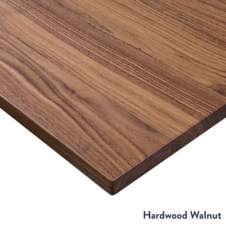 hardwood walnut desktop finish
