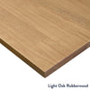 rubberwood light oak desktop finish